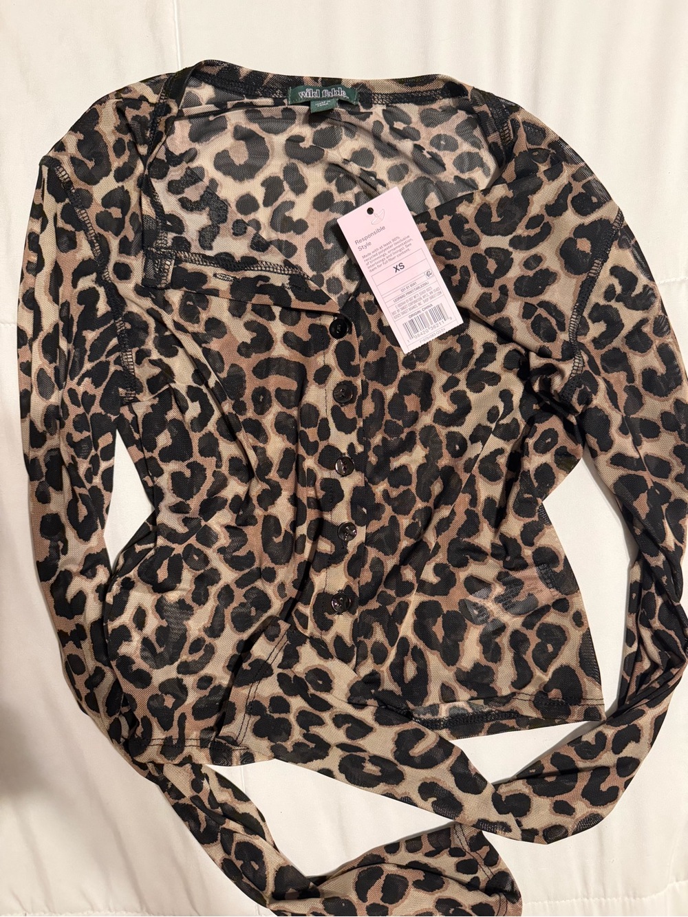 leopard print top